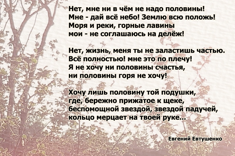 Стихи Евтушенко картинки